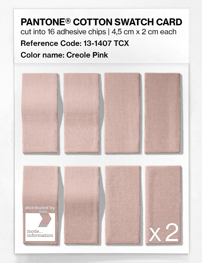 Artikelbild 5 des Artikels “PANTONE® COTTON SWATCH CARD 13-1407 TCX Creole Pink “