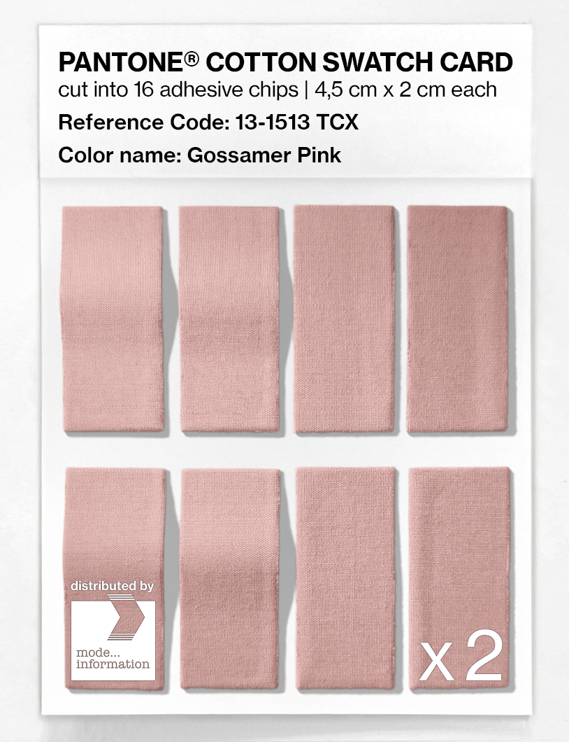 Artikelbild 5 des Artikels “PANTONE® COTTON SWATCH CARD 13-1513 TCX Gossamer Pink “