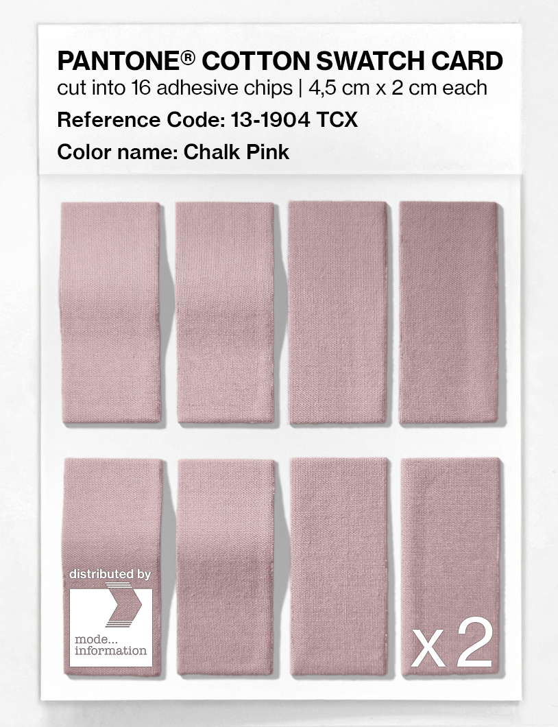 Artikelbild 5 des Artikels “PANTONE® COTTON SWATCH CARD 13-1904 TCX Chalk Pink “