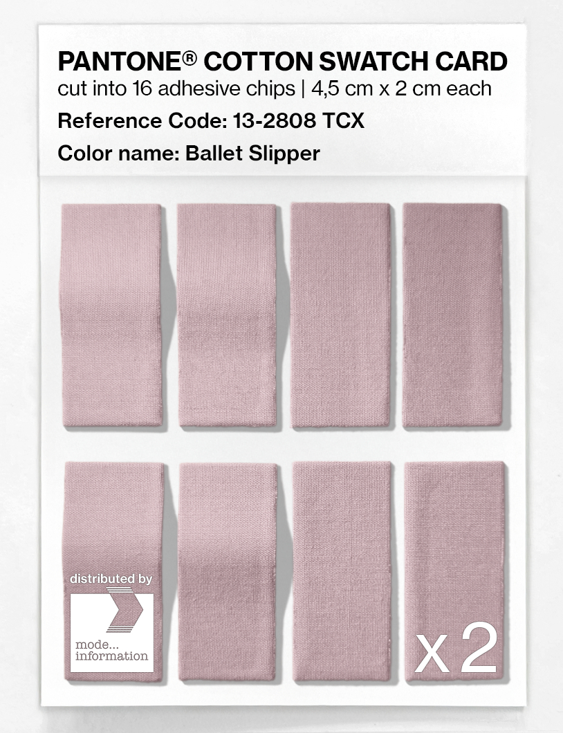 Artikelbild 5 des Artikels “PANTONE® COTTON SWATCH CARD 13-2808 TCX Ballet Slipper “