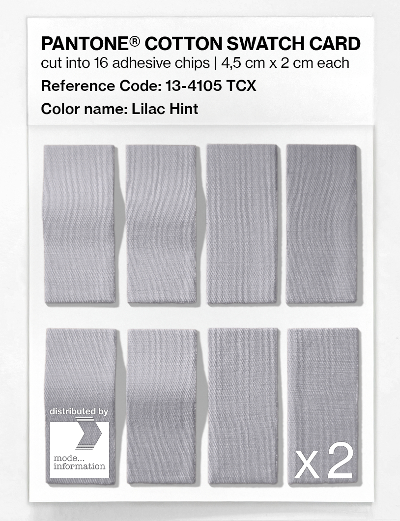 Artikelbild 5 des Artikels “PANTONE® COTTON SWATCH CARD 13-4105 TCX Lilac Hint “