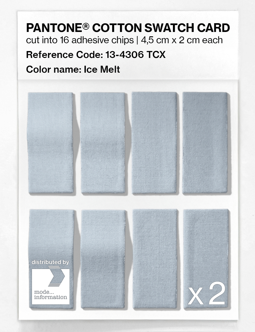 Artikelbild 5 des Artikels “PANTONE® COTTON SWATCH CARD 13-4306 TCX Ice Melt “