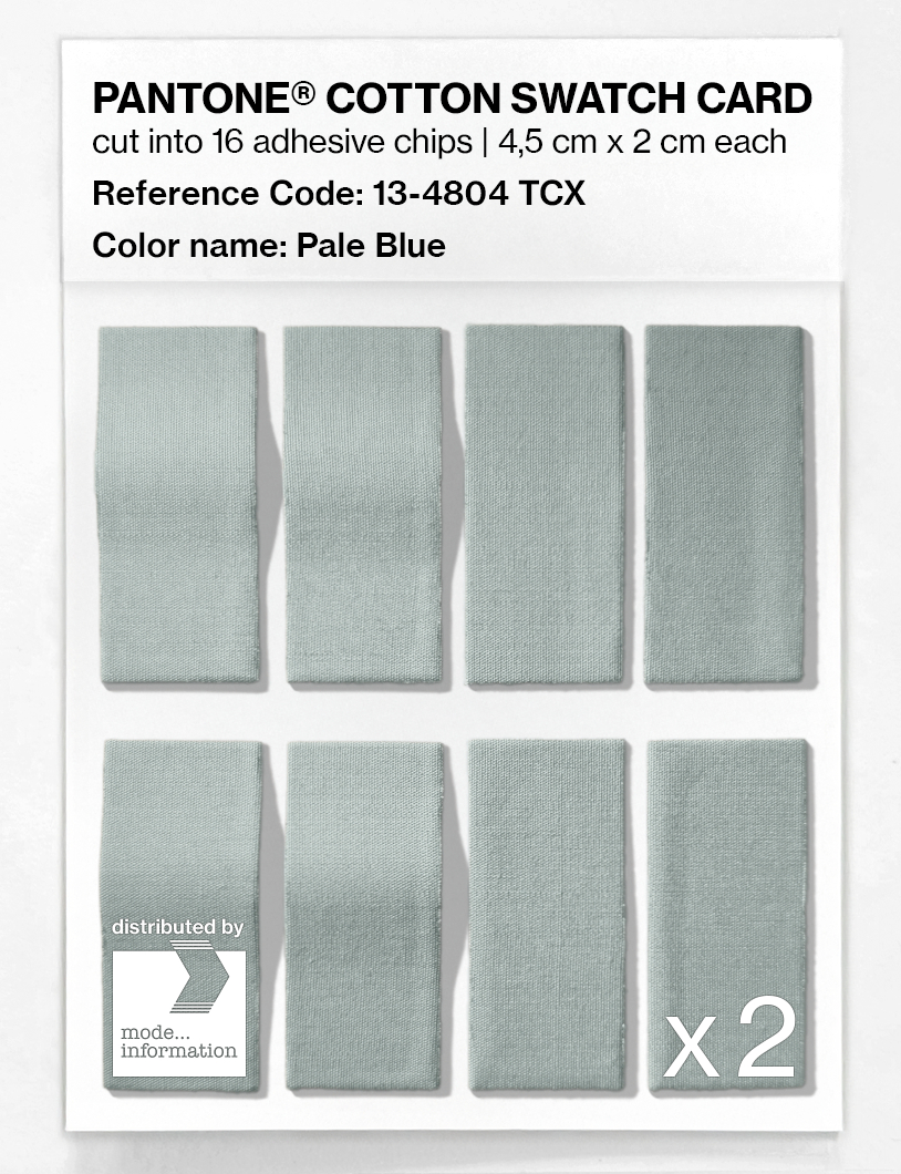 Artikelbild 5 des Artikels “PANTONE® COTTON SWATCH CARD 13-4804 TCX Pale Blue “