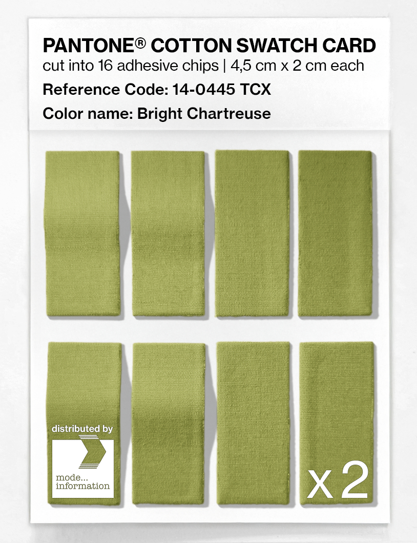 Artikelbild 5 des Artikels “PANTONE® COTTON SWATCH CARD 14-0445 TCX Bright Chartreuse “