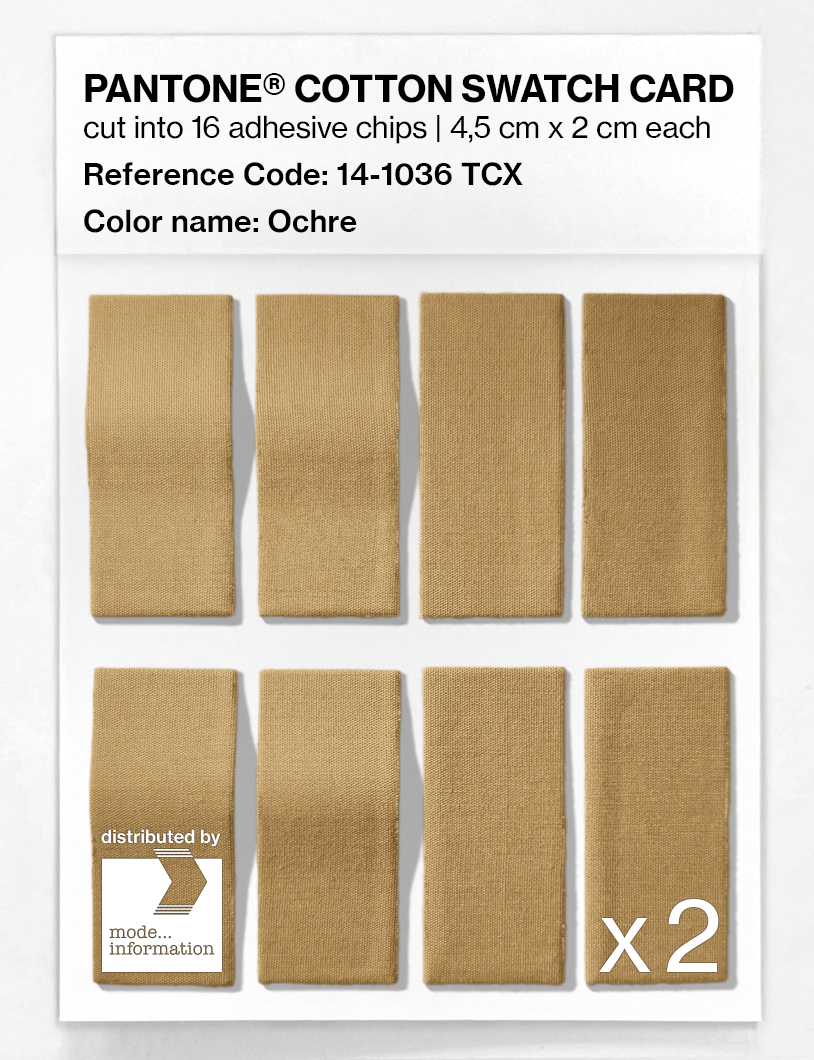 Artikelbild 5 des Artikels “PANTONE® COTTON SWATCH CARD 14-1036 TCX Ochre “
