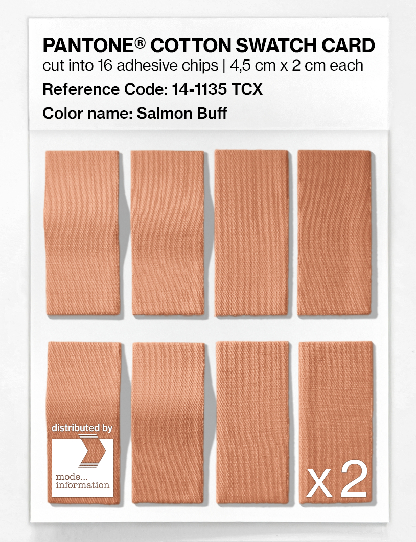 Artikelbild 5 des Artikels “PANTONE® COTTON SWATCH CARD 14-1135 TCX Salmon Buff “
