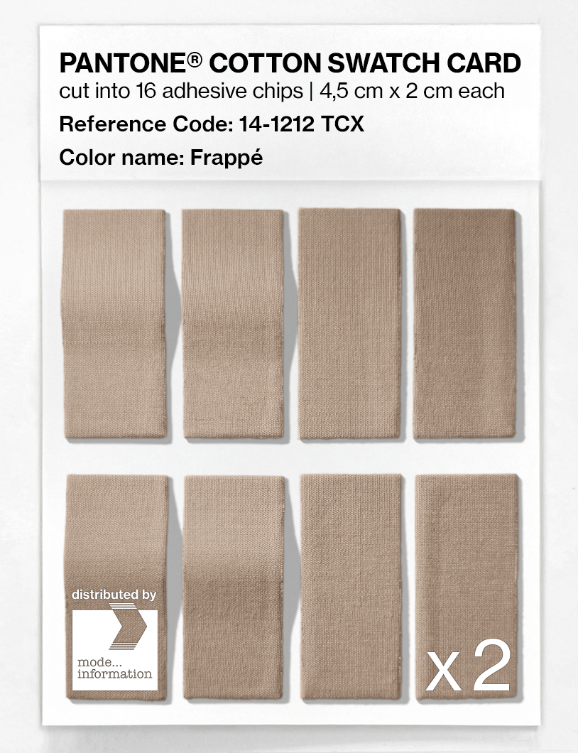 Artikelbild 5 des Artikels “PANTONE® COTTON SWATCH CARD 14-1212 TCX Frappé “