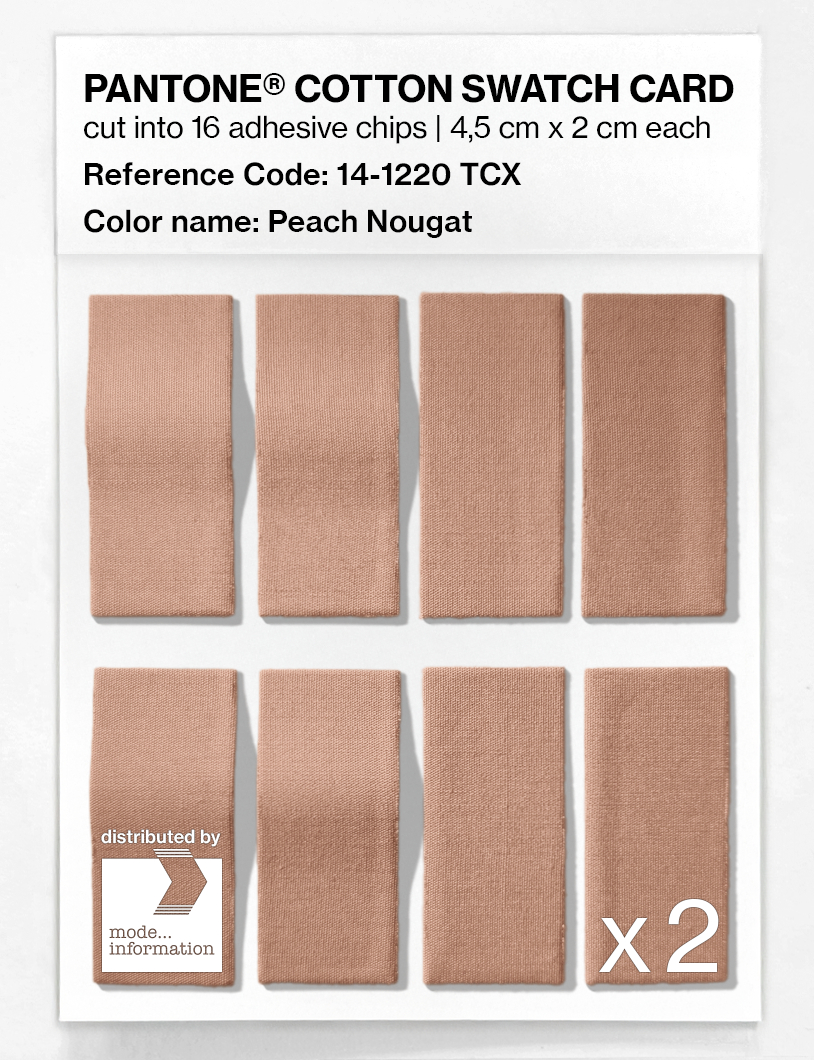 Artikelbild 5 des Artikels “PANTONE® COTTON SWATCH CARD 14-1220 TCX Peach Nougat “