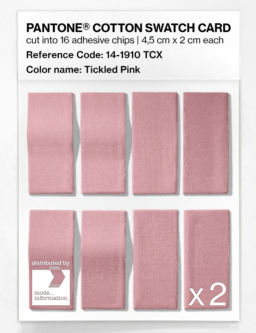 Artikelbild 5 des Artikels “PANTONE® COTTON SWATCH CARD 14-1910 TCX Tickled Pink “