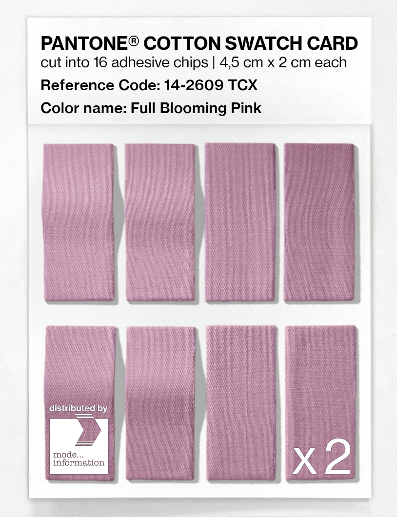 Product image 5 of the product “PANTONE® COTTON SWATCH CARD 14-2609 TCX Full Blooming Pink ”