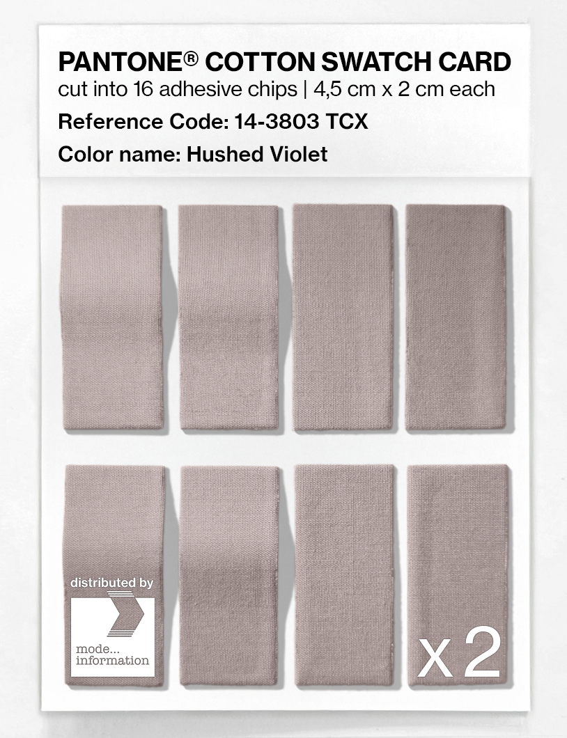 Artikelbild 5 des Artikels “PANTONE® COTTON SWATCH CARD 14-3803 TCX Hushed Violet “
