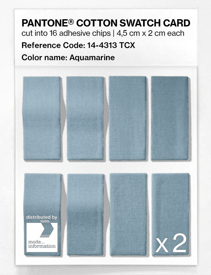 Artikelbild 5 des Artikels “PANTONE® COTTON SWATCH CARD 14-4313 TCX Aquamarine “