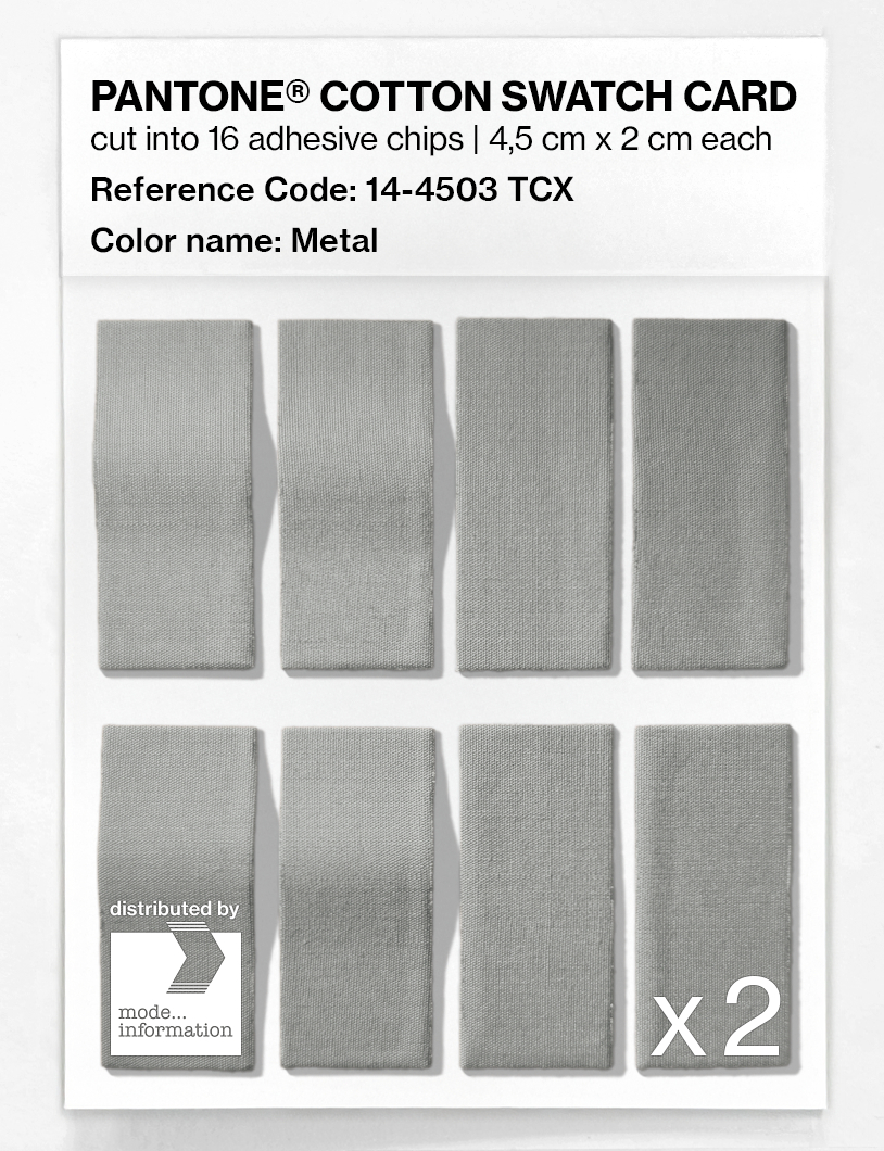 Artikelbild 5 des Artikels “PANTONE® COTTON SWATCH CARD 14-4503 TCX Metal “