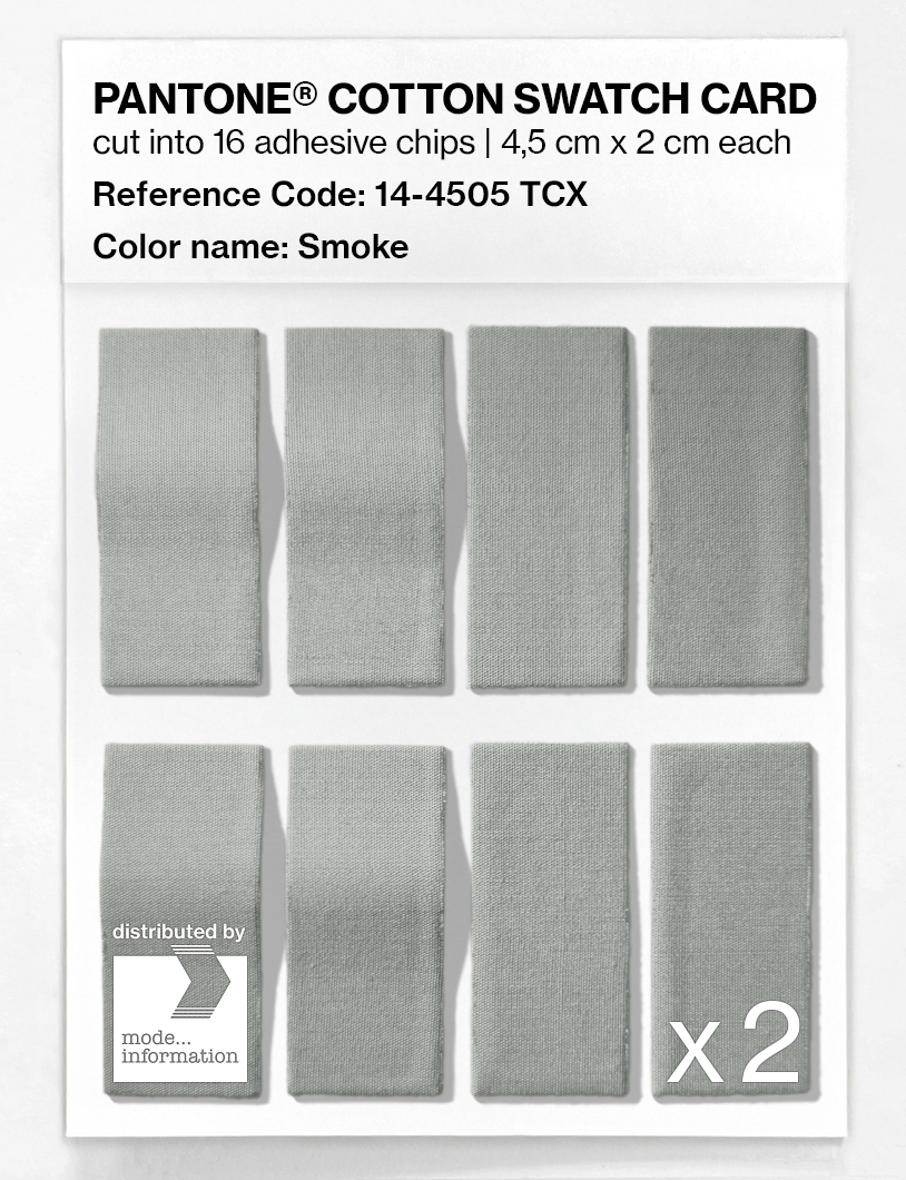 Artikelbild 5 des Artikels “PANTONE® COTTON SWATCH CARD 14-4505 TCX Smoke “