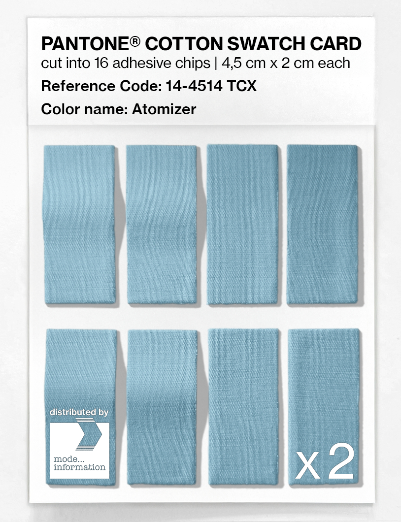 Product image 5 of the product “PANTONE® COTTON SWATCH CARD 14-4514 TCX Atomizer ”
