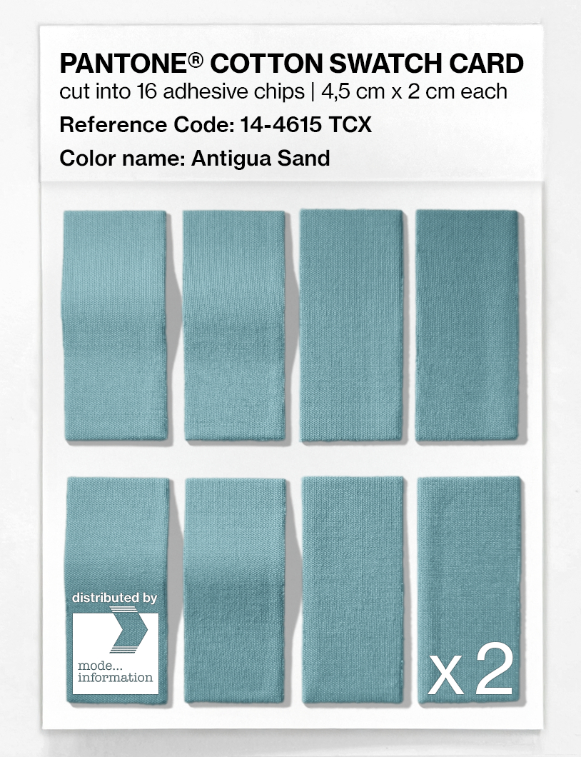 Product image 5 of the product “PANTONE® COTTON SWATCH CARD 14-4615 TCX Antigua Sand ”