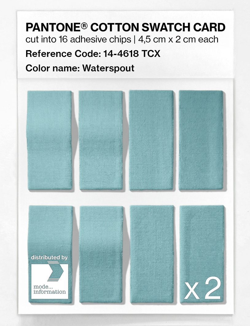 Artikelbild 5 des Artikels “PANTONE® COTTON SWATCH CARD 14-4618 TCX Waterspout “