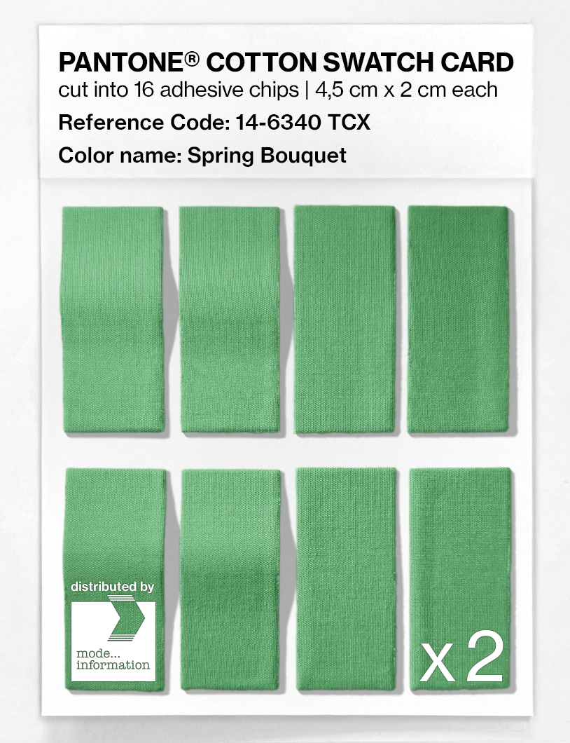 Artikelbild 5 des Artikels “PANTONE® COTTON SWATCH CARD 14-6340 TCX Spring Bouquet “