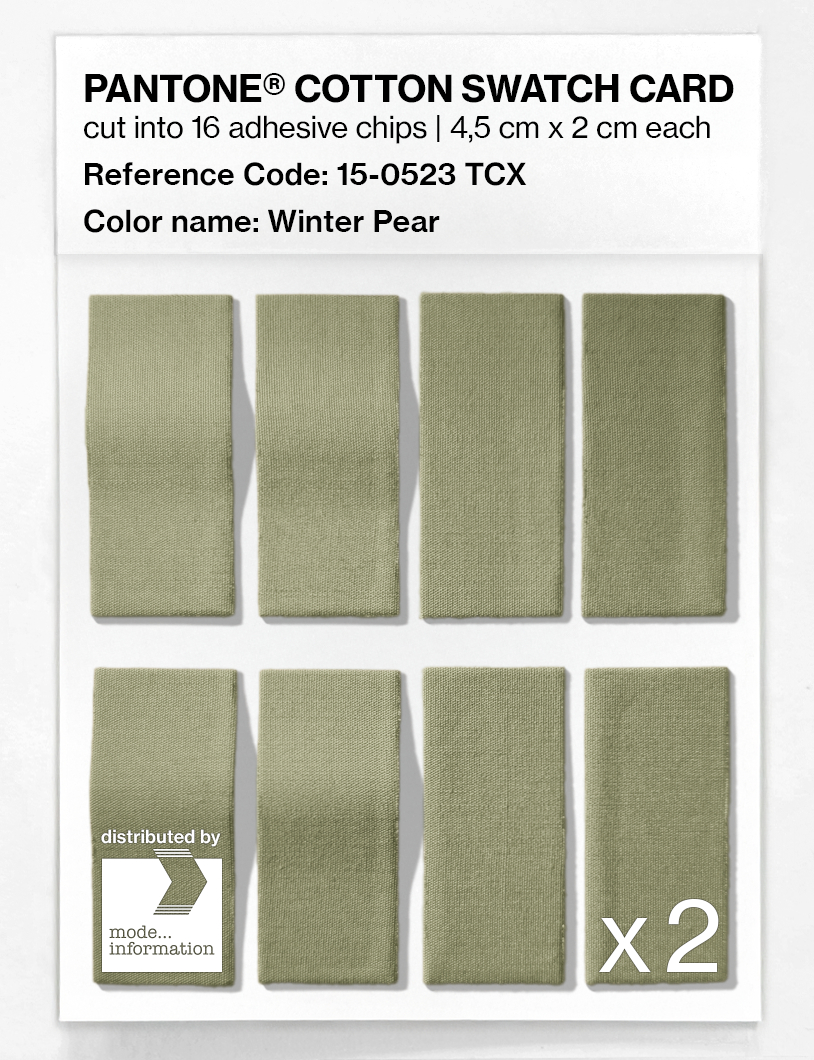 Artikelbild 5 des Artikels “PANTONE® COTTON SWATCH CARD 15-0523 TCX Winter Pear “