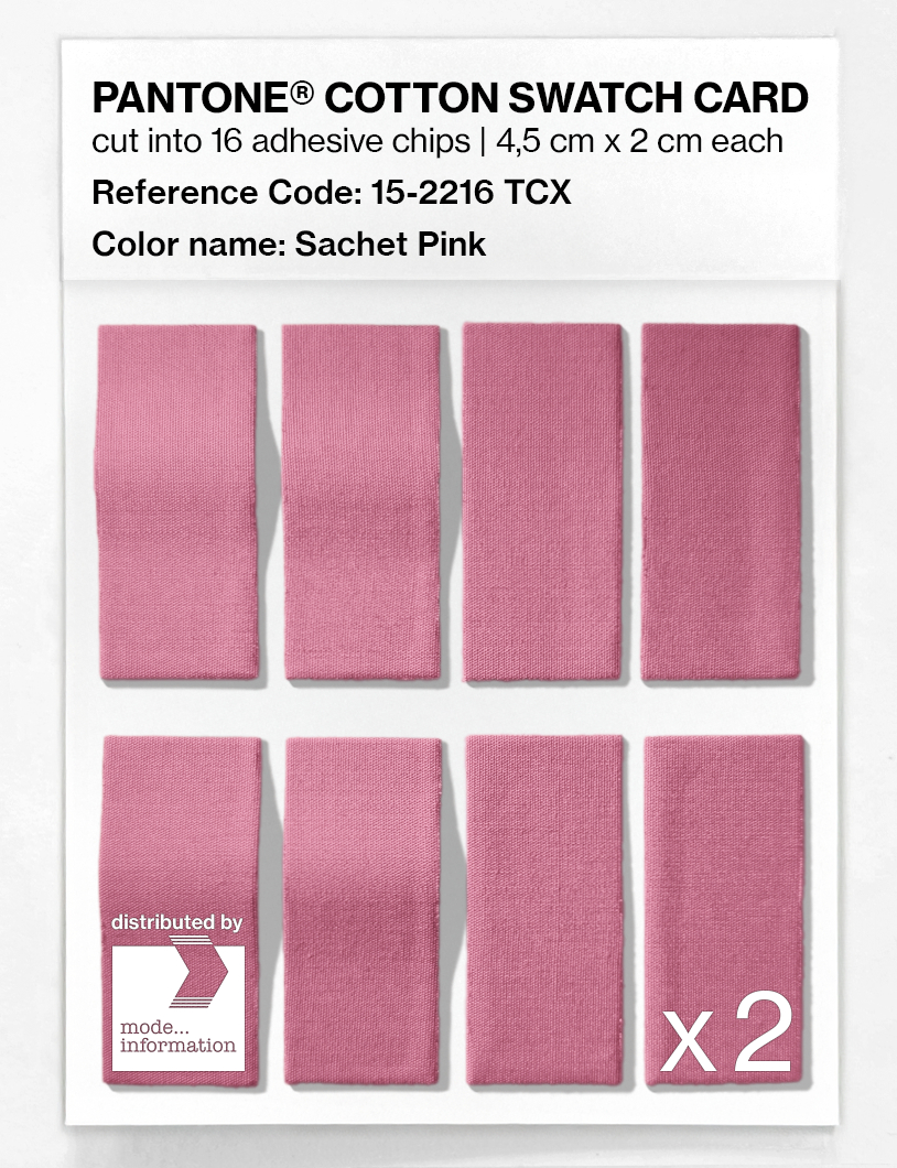 Artikelbild 5 des Artikels “PANTONE® COTTON SWATCH CARD 15-2216 TCX Sachet Pink “