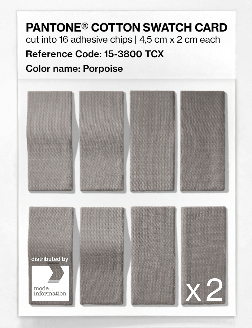Artikelbild 5 des Artikels “PANTONE® COTTON SWATCH CARD 15-3800 TCX Porpoise “