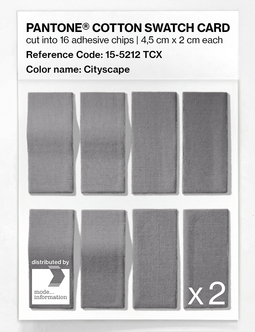 Artikelbild 5 des Artikels “PANTONE® COTTON SWATCH CARD 15-5212 TCX Cityscape “