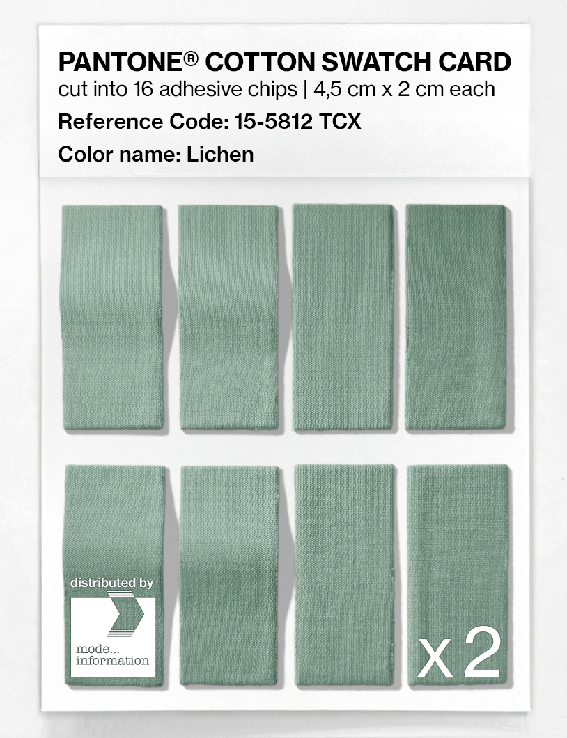 Artikelbild 5 des Artikels “PANTONE® COTTON SWATCH CARD 15-5812 TCX Lichen “