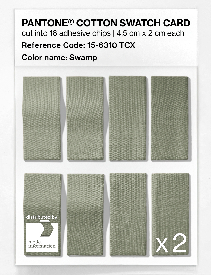 Artikelbild 5 des Artikels “PANTONE® COTTON SWATCH CARD 15-6310 TCX Swamp “