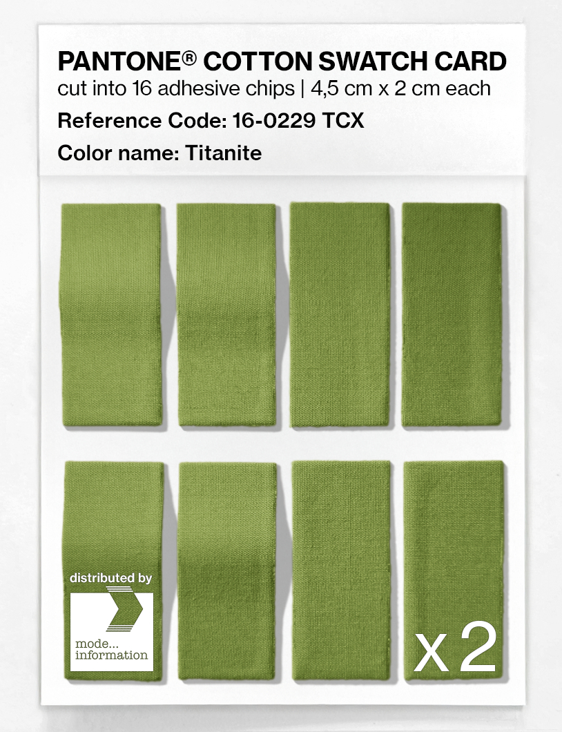Product image 5 of the product “PANTONE® COTTON SWATCH CARD 16-0229 TCX Titanite ”