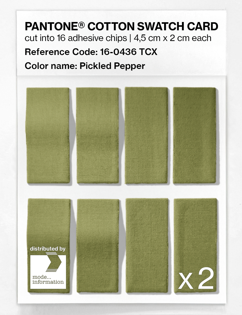 Artikelbild 5 des Artikels “PANTONE® COTTON SWATCH CARD 16-0436 TCX Pickled Pepper “
