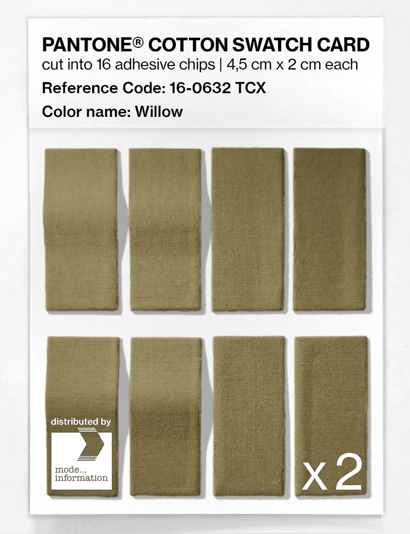 Artikelbild 5 des Artikels “PANTONE® COTTON SWATCH CARD 16-0632 TCX Willow “