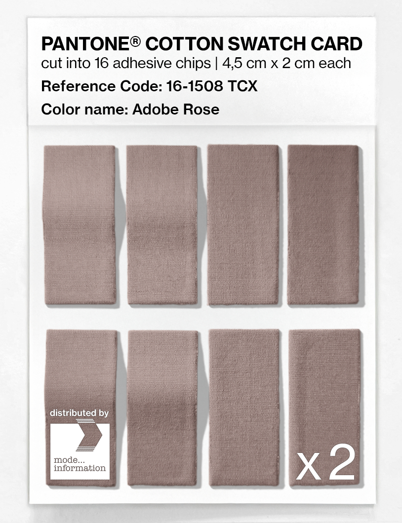 Artikelbild 5 des Artikels “PANTONE® COTTON SWATCH CARD 16-1508 TCX Adobe Rose “