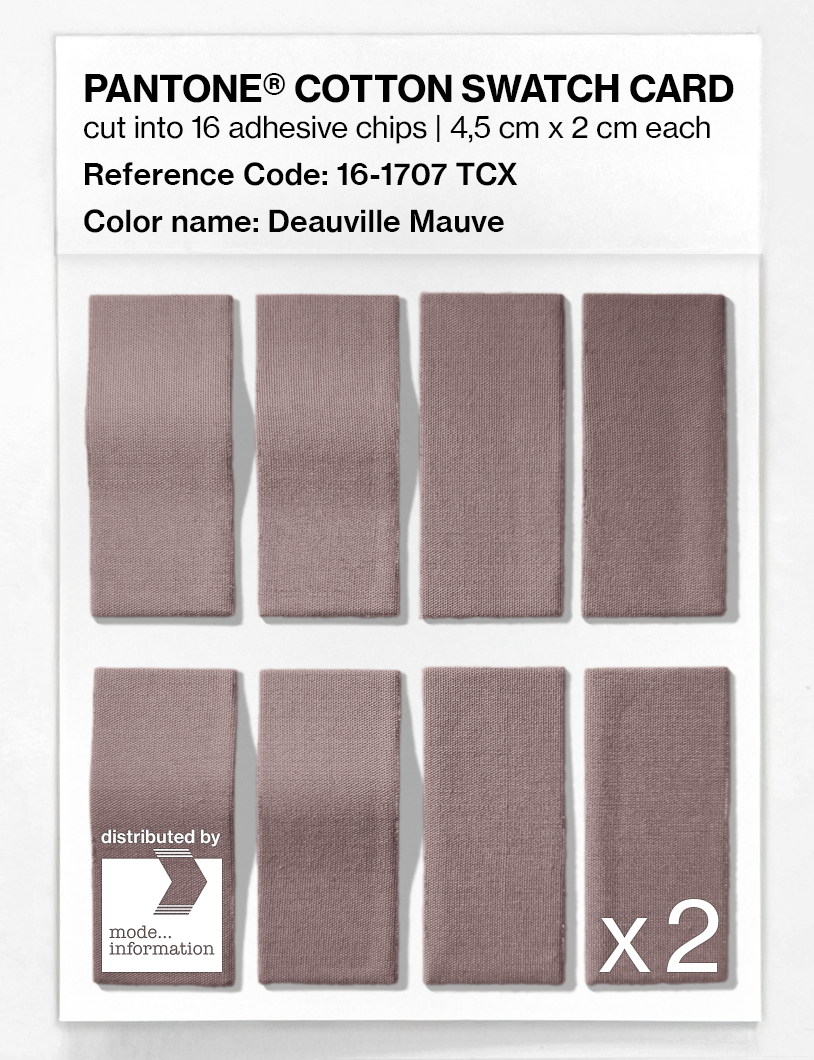 Artikelbild 5 des Artikels “PANTONE® COTTON SWATCH CARD 16-1707 TCX Deauville Mauve “