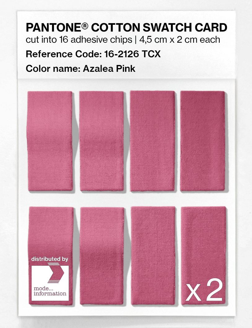 Artikelbild 5 des Artikels “PANTONE® COTTON SWATCH CARD 16-2126 TCX Azalea Pink “