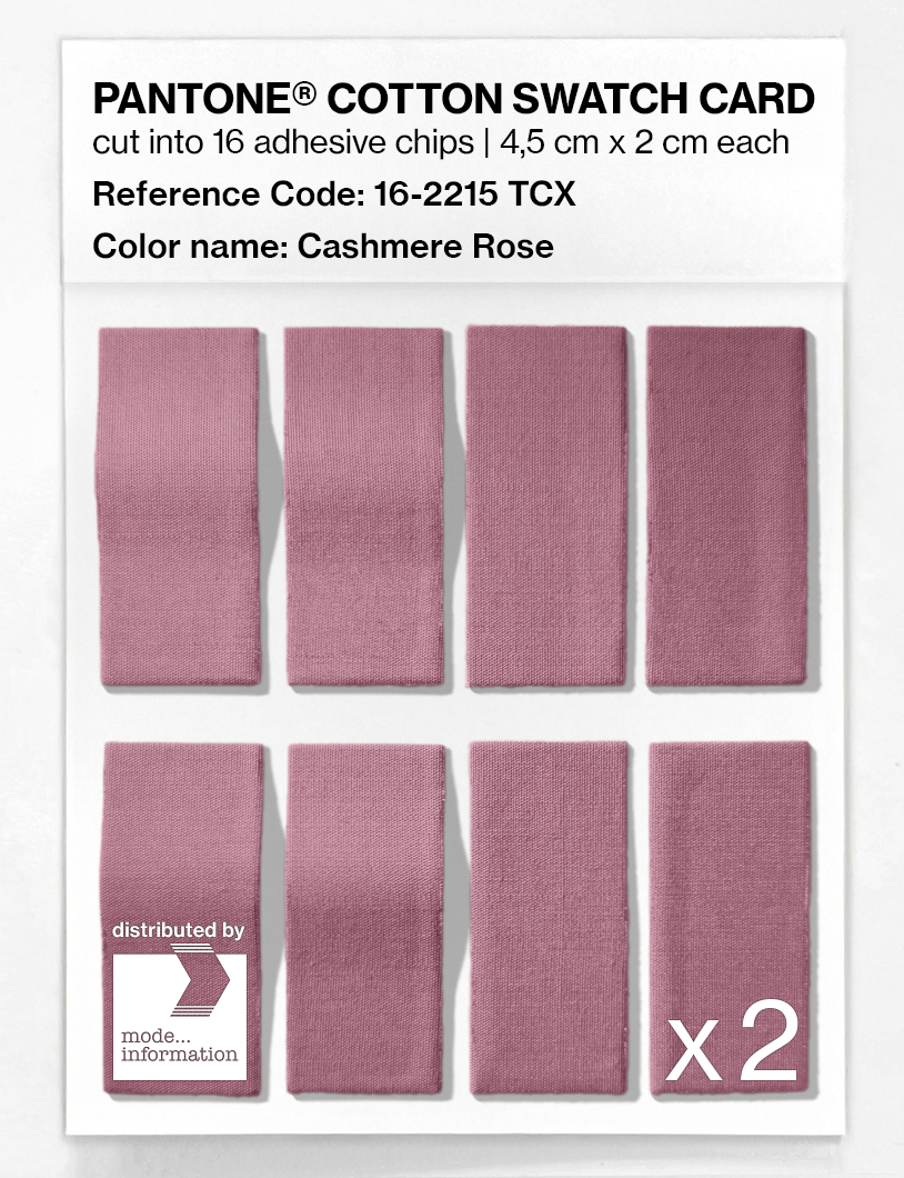 Artikelbild 5 des Artikels “PANTONE® COTTON SWATCH CARD 16-2215 TCX Cashmere Rose “