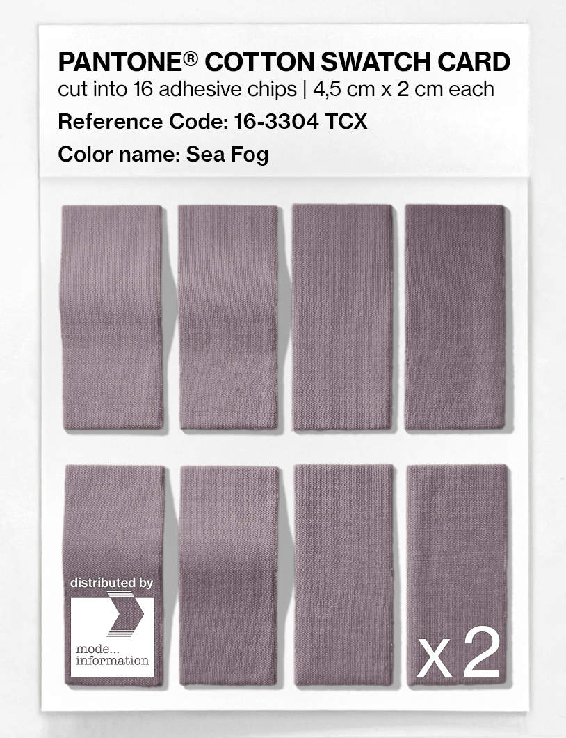 Artikelbild 5 des Artikels “PANTONE® COTTON SWATCH CARD 16-3304 TCX Sea Fog “