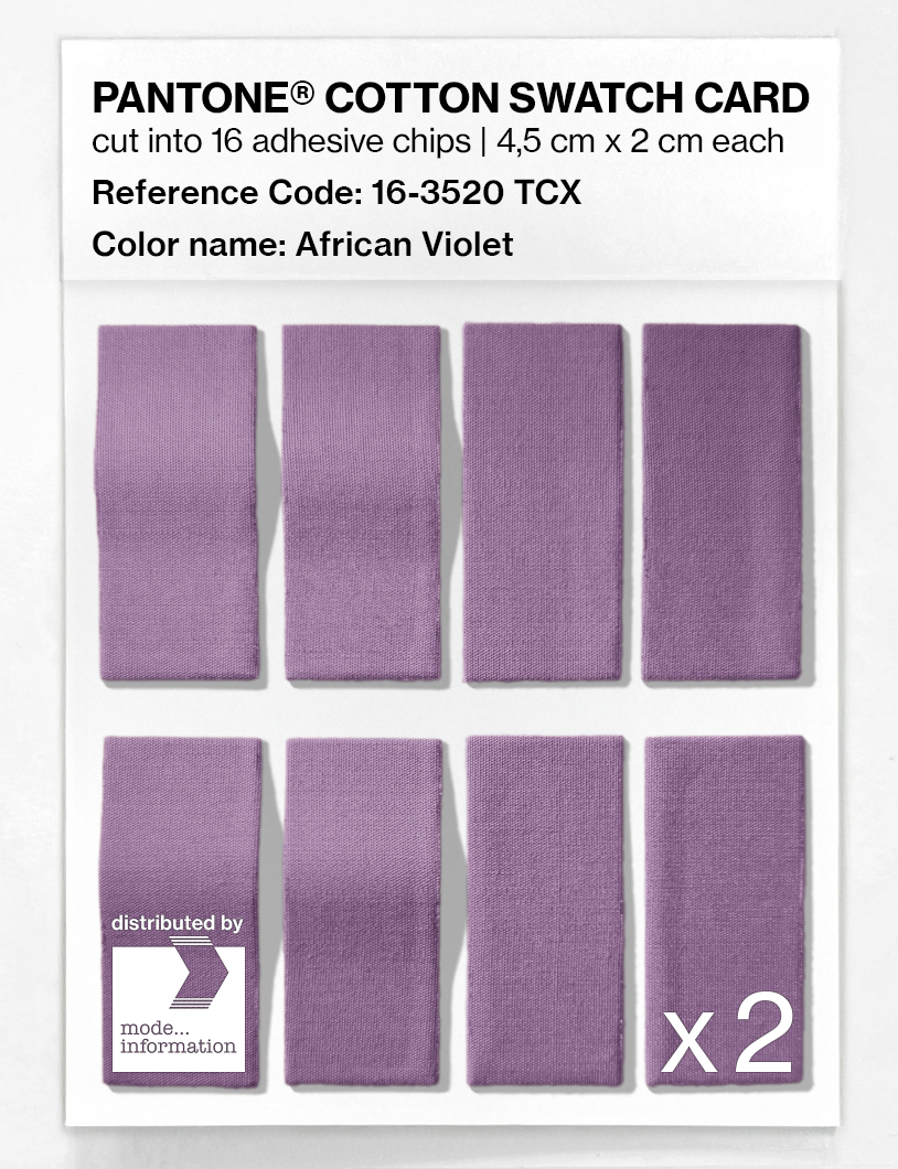 Artikelbild 5 des Artikels “PANTONE® COTTON SWATCH CARD 16-3520 TCX African Violet “