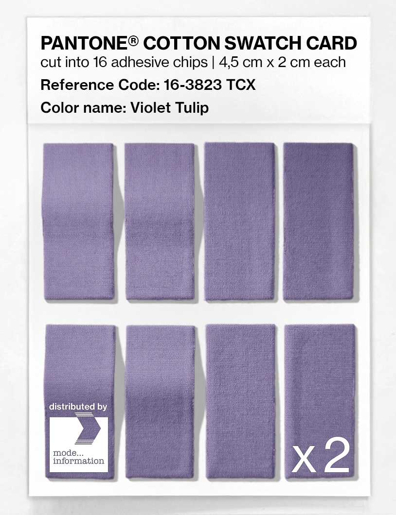 Artikelbild 5 des Artikels “PANTONE® COTTON SWATCH CARD 16-3823 TCX Violet Tulip “