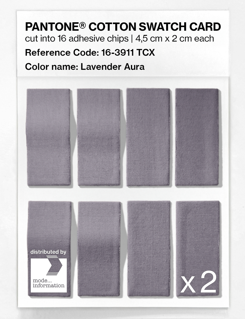 Artikelbild 5 des Artikels “PANTONE® COTTON SWATCH CARD 16-3911 TCX Lavender Aura “