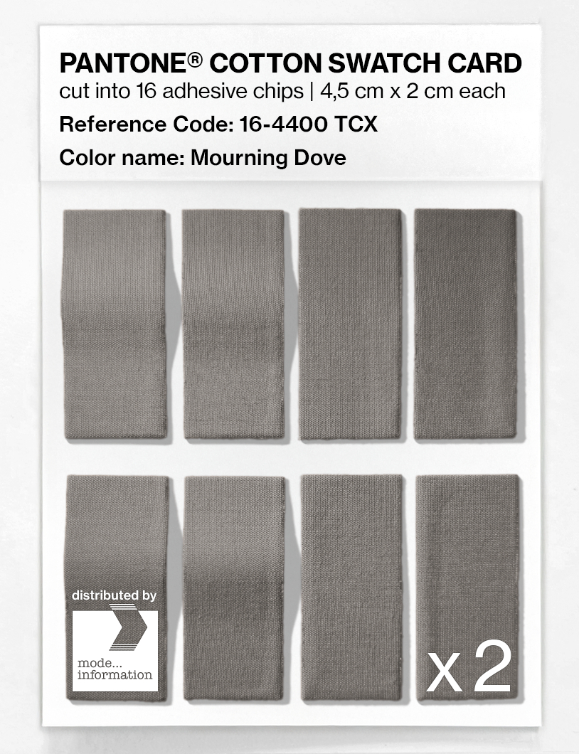 Artikelbild 5 des Artikels “PANTONE® COTTON SWATCH CARD 16-4400 TCX Mourning Dove “