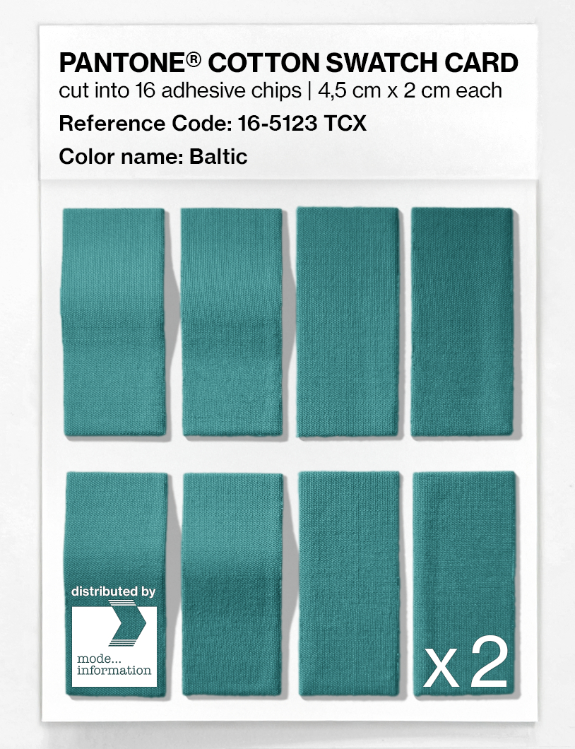 Artikelbild 5 des Artikels “PANTONE® COTTON SWATCH CARD 16-5123 TCX Baltic “