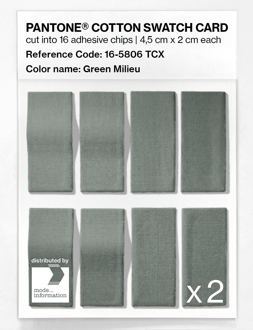 Artikelbild 5 des Artikels “PANTONE® COTTON SWATCH CARD 16-5806 TCX Green Milieu “