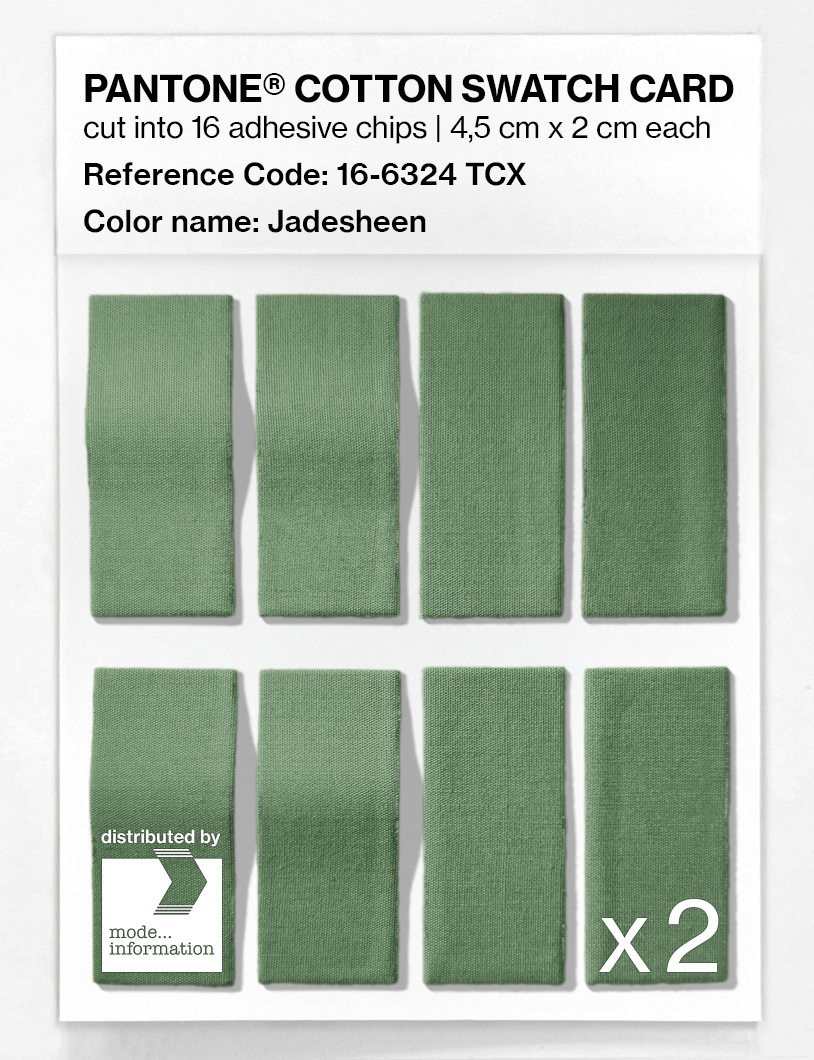 Artikelbild 5 des Artikels “PANTONE® COTTON SWATCH CARD 16-6324 TCX Jadesheen “