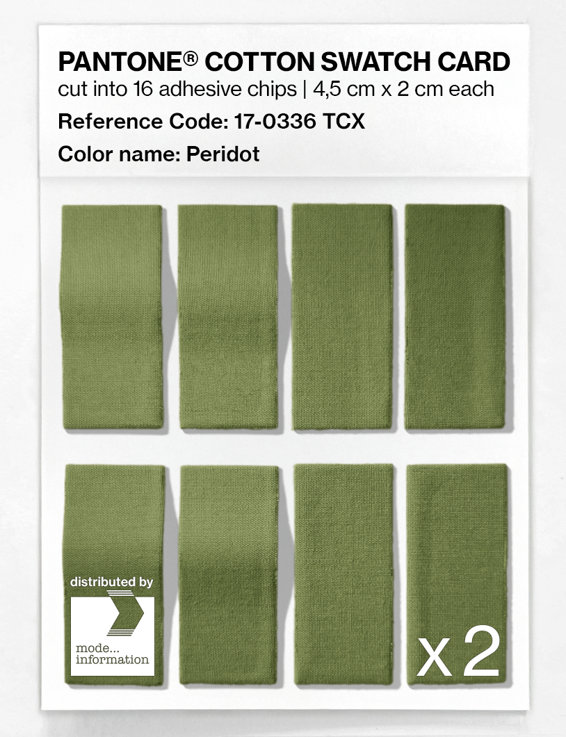 Artikelbild 5 des Artikels “PANTONE® COTTON SWATCH CARD 17-0336 TCX Peridot “