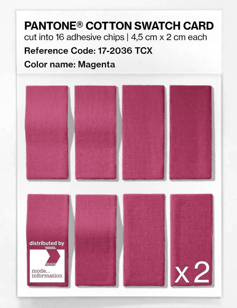 Artikelbild 5 des Artikels “PANTONE® COTTON SWATCH CARD 17-2036 TCX Magenta “