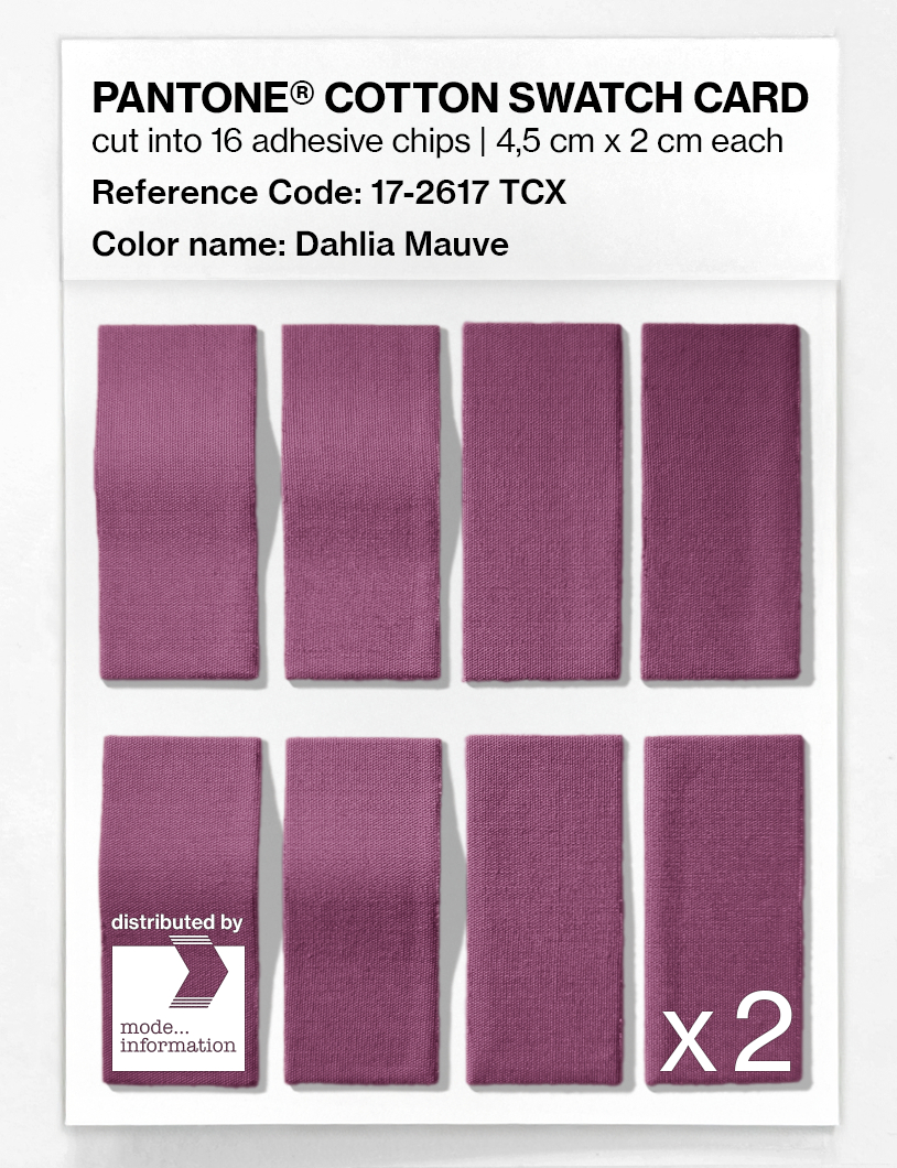 Artikelbild 5 des Artikels “PANTONE® COTTON SWATCH CARD 17-2617 TCX Dahlia Mauve “