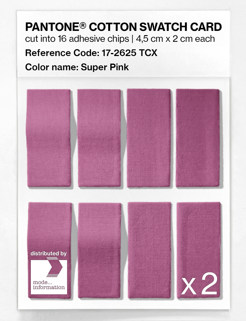 Artikelbild 5 des Artikels “PANTONE® COTTON SWATCH CARD 17-2625 TCX Super Pink “