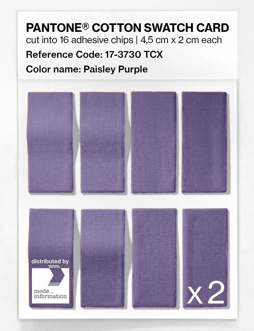 Artikelbild 5 des Artikels “PANTONE® COTTON SWATCH CARD 17-3730 TCX Paisley Purple “