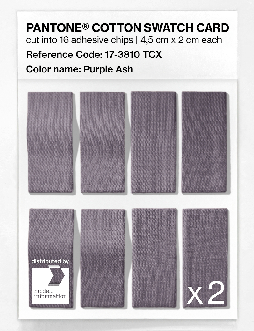 Artikelbild 5 des Artikels “PANTONE® COTTON SWATCH CARD 17-3810 TCX Purple Ash “