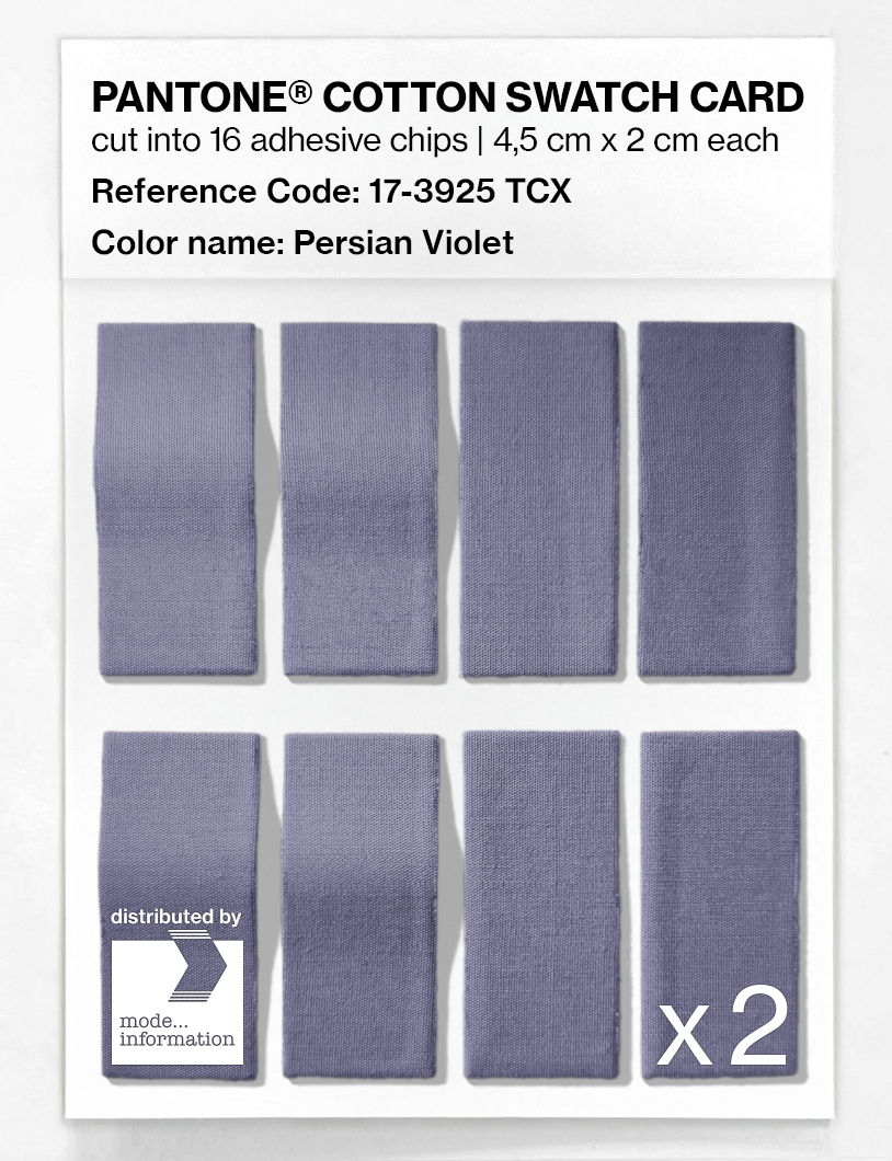 Artikelbild 5 des Artikels “PANTONE® COTTON SWATCH CARD 17-3925 TCX Persian Violet “